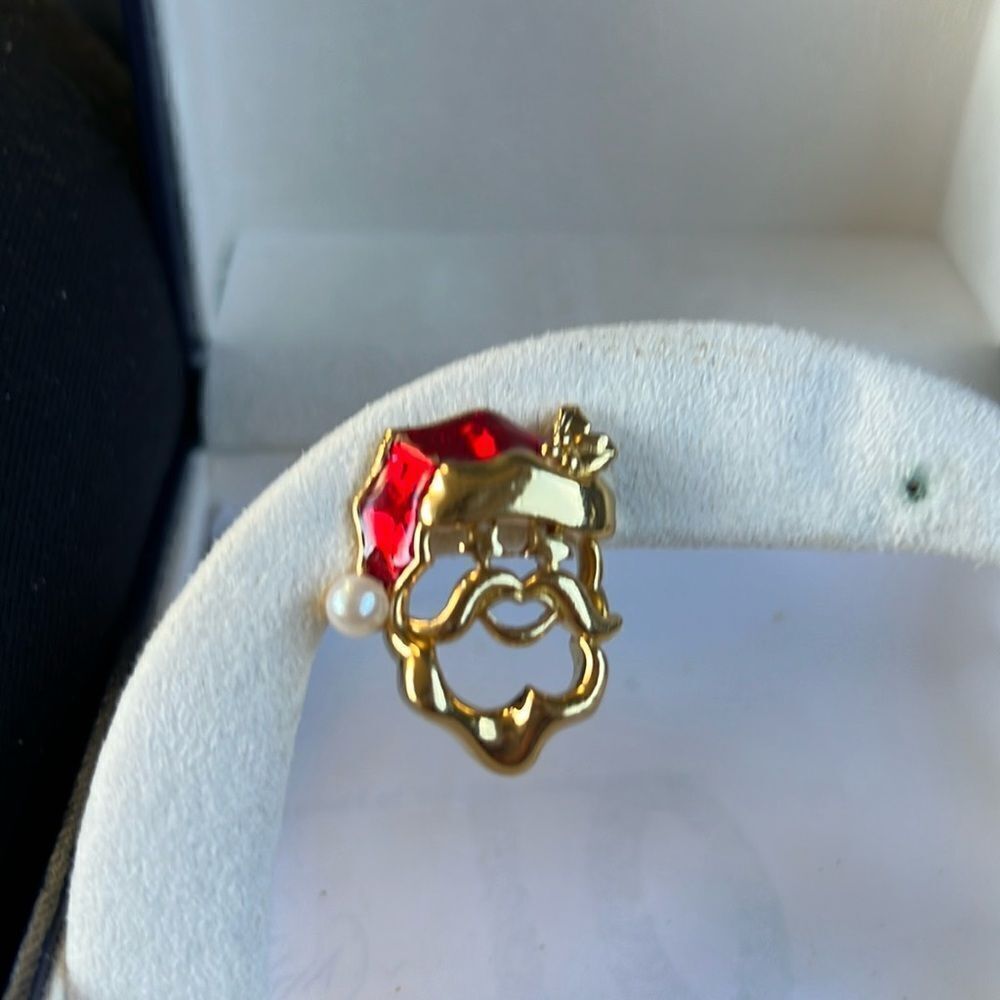 Vintage Avon Santa pin.